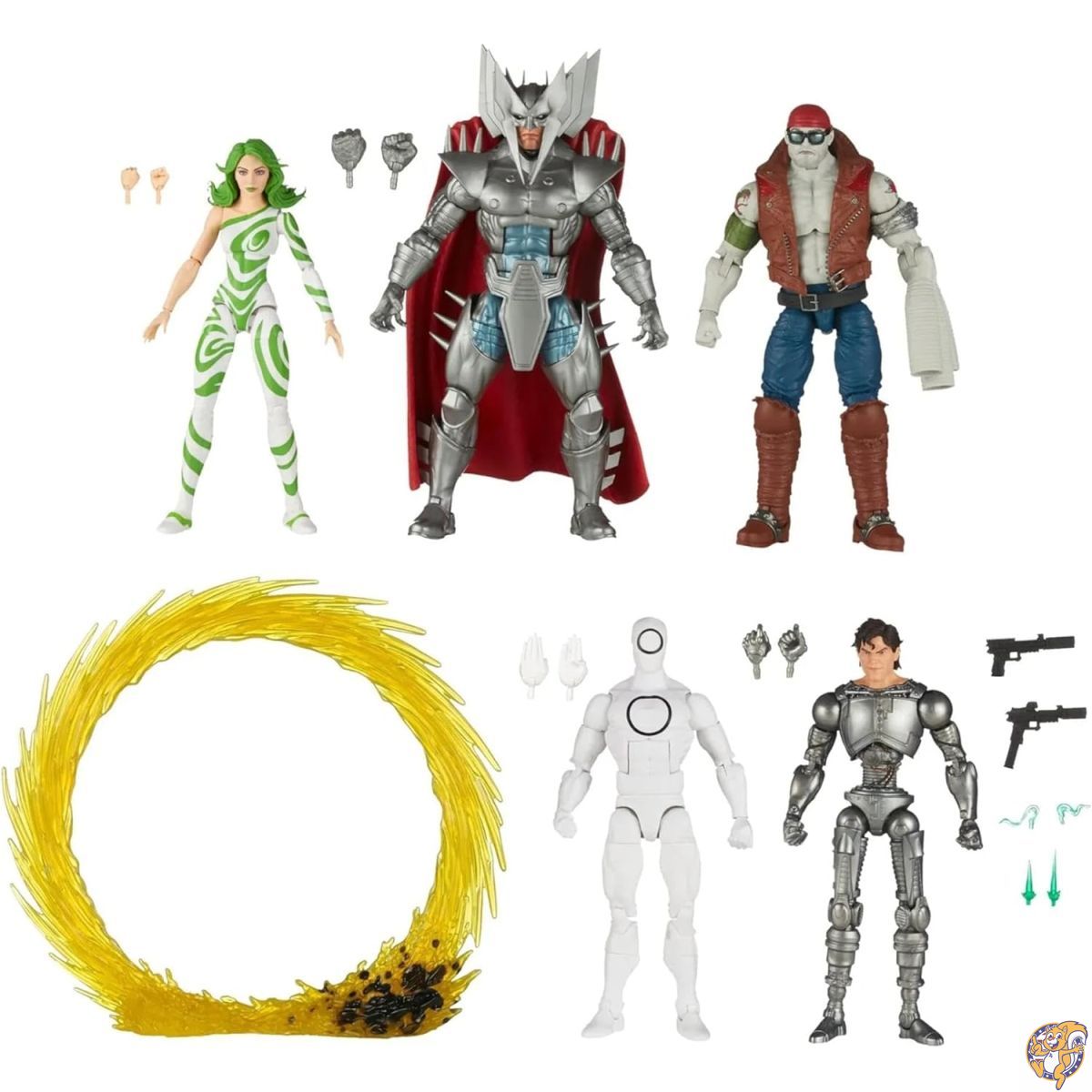 Marvel Hasbro Legendsシリーズ:X-Men Villains、60周年記念アクションフィギュアセット、6インチアクションフィギュア、マルチカラー