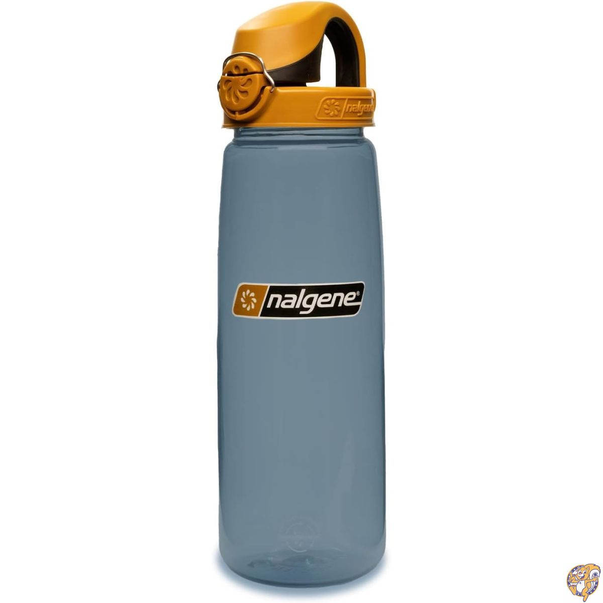 【クーポン配信中】Nalgene Sustain Tritan BPA-Free On The Fly Water Bottle Made with Material Derived from 50% Plastic Waste, 24 OZ, Rhino Brown/Black