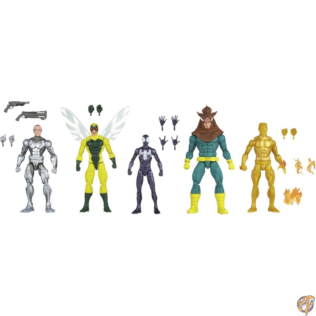 【クーポン配信中】Marvel Legendsシリーズ スパイダーマン マルチパック 6インチスケール コレクタブルアクションフィギュア 14個のアクセサリー付き｜パームスアメリカ