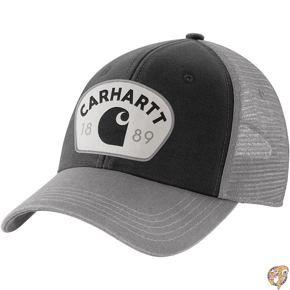Carhartt メンズ キャンバス メッシュバック 1889 パッチキャップ