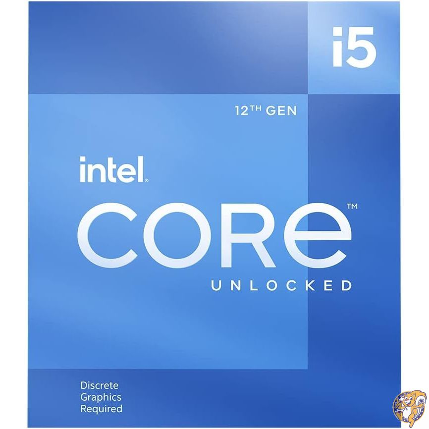 Intel i5-12600KF CPU 3.7GHz (4.9GHz Turbo) 第12世代 LGA 1700 Alder Lake プロセッサ 10コア 16スレッド 25MBキャッシュ 125W マルチカラー