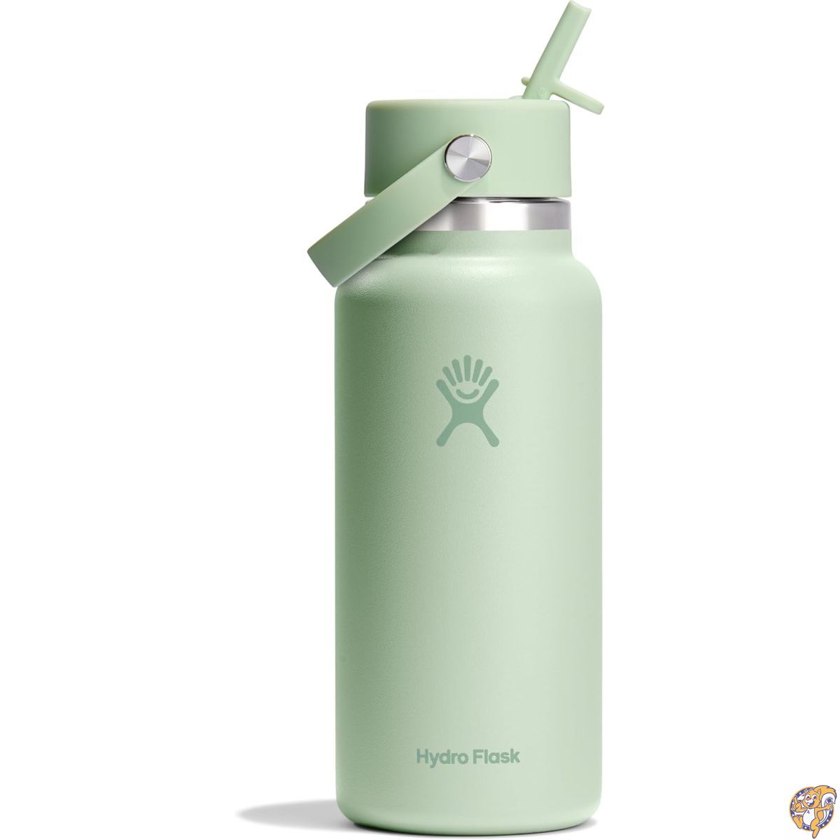 【クーポン配信中】ステンレス ボトル Wide Mouth Flex Straw ワイドマウス フレックスストロー 32oz 946ml アロエ 保温 保冷 水筒 (日本正規品)