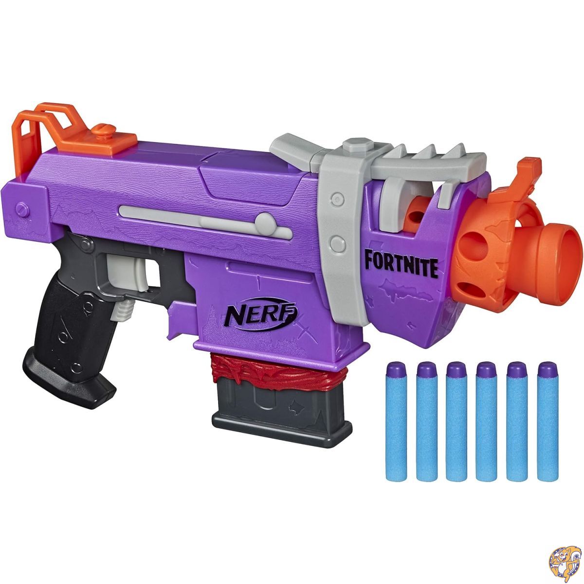 ハズブロ(HASBRO) ナーフ フォートナイト Fortnite SMG-E エリートシリーズ サブマシンガン型レプリカ ブラスター ダーツクリップ6本 6本の公式ナーフエリートダーツ付き お子様 ティーン 大人向け E8977 正規品