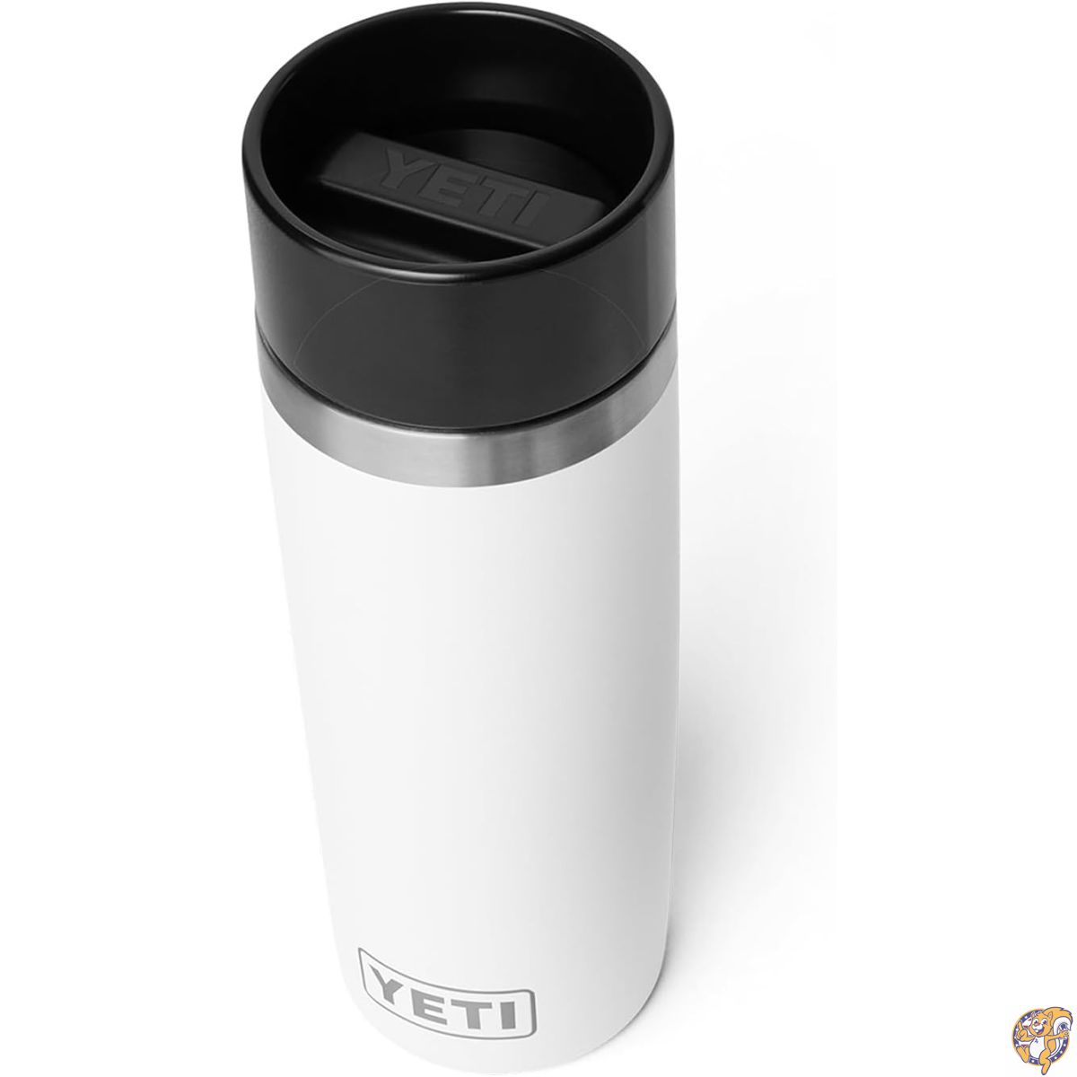 【20日最大4000円クーポン】YETI (イエティ) Rambler 16オンス トラベルボトル ステンレススチール 真空断熱 漏れ防止通勤キャップ付き ホワイト|パームスアメリカ