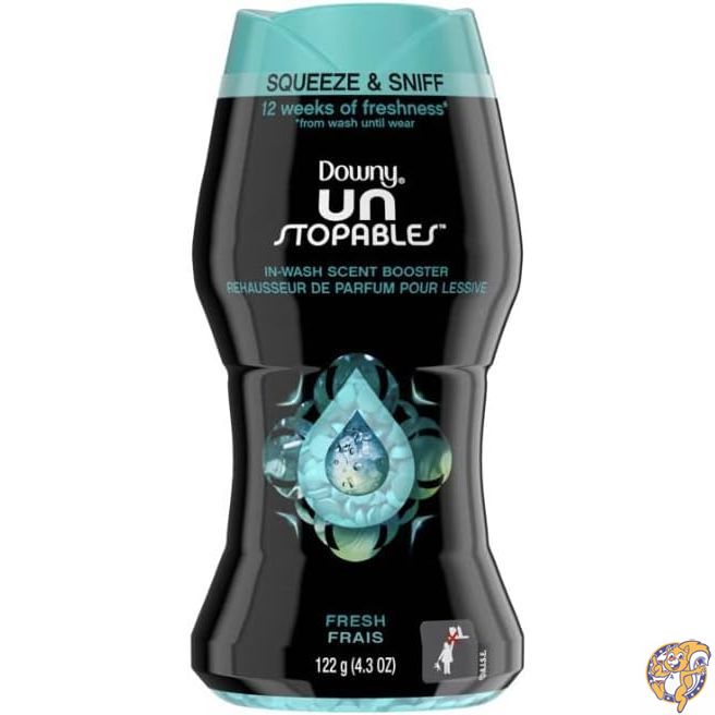 【20日最大4000円クーポン】Downy (ダウニー) アンストッパブル 洗濯用 香り付け専用ビーズ フレッシュの香り 4.3オンス（約121g） 4個セット｜パームスアメリカ