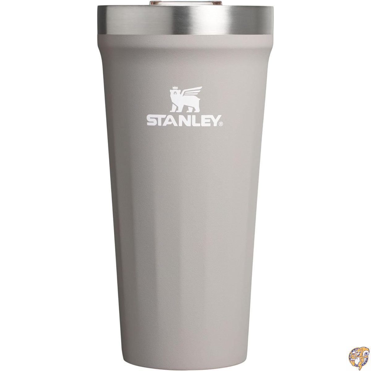 【クーポン配信中】STANLEY(スタンレー)エブリデイ タンブラー 20オンス(約591ml) | プレスフィット式飲み口付き蓋 コーヒー・カクテル・ドリンク用カップ 真空断熱ステンレス製ワイングラス BPAフリー アッシュ(Ash)