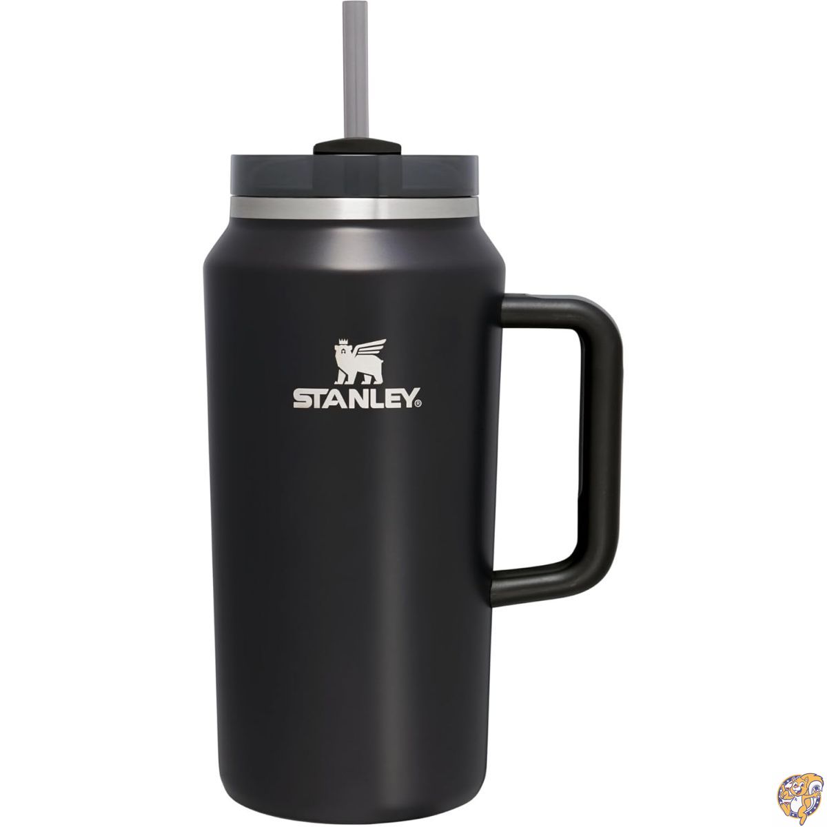 Stanley Quencher H2.0 FlowState Stainless Steel Vacuum Insulated Tumbler with Lid and Straw for Water, Iced Tea or Coffee, Smoothie More, Black Glow, 64 oz｜パームスアメリカ 13,986円