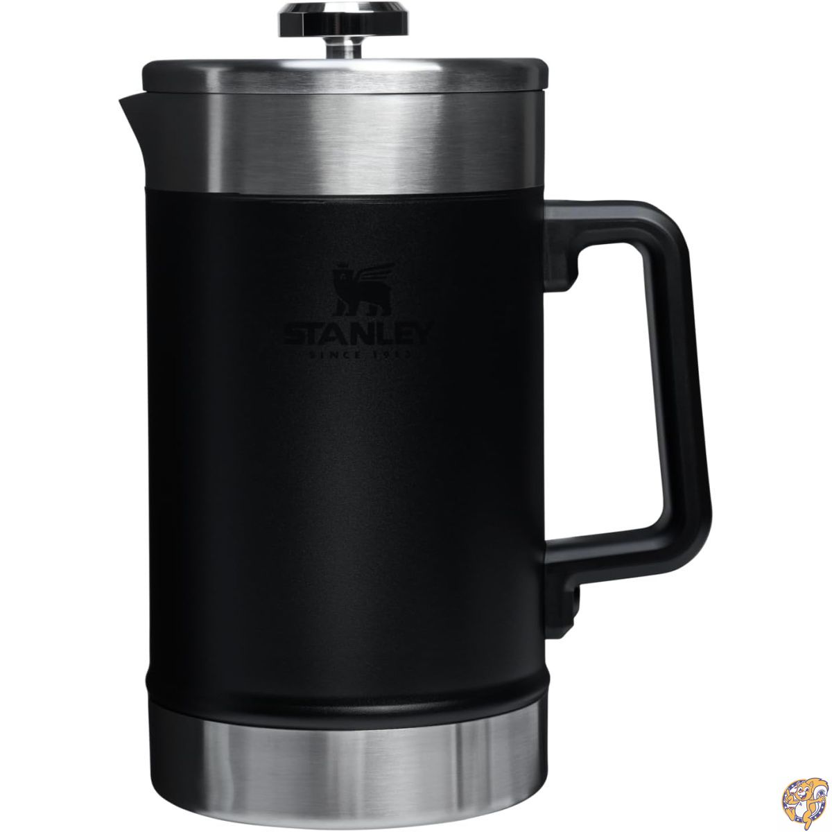 【クーポン配信中】STANLEY (スタンレー) クラシック ステイホット フレンチプレス コーヒーメーカー 40オンス | 5分醸造 4時間 ホット| コーヒーかす用メッシュフィルター 断熱ステンレススチールフレンチプレス BPAフリー ブラック 2.0