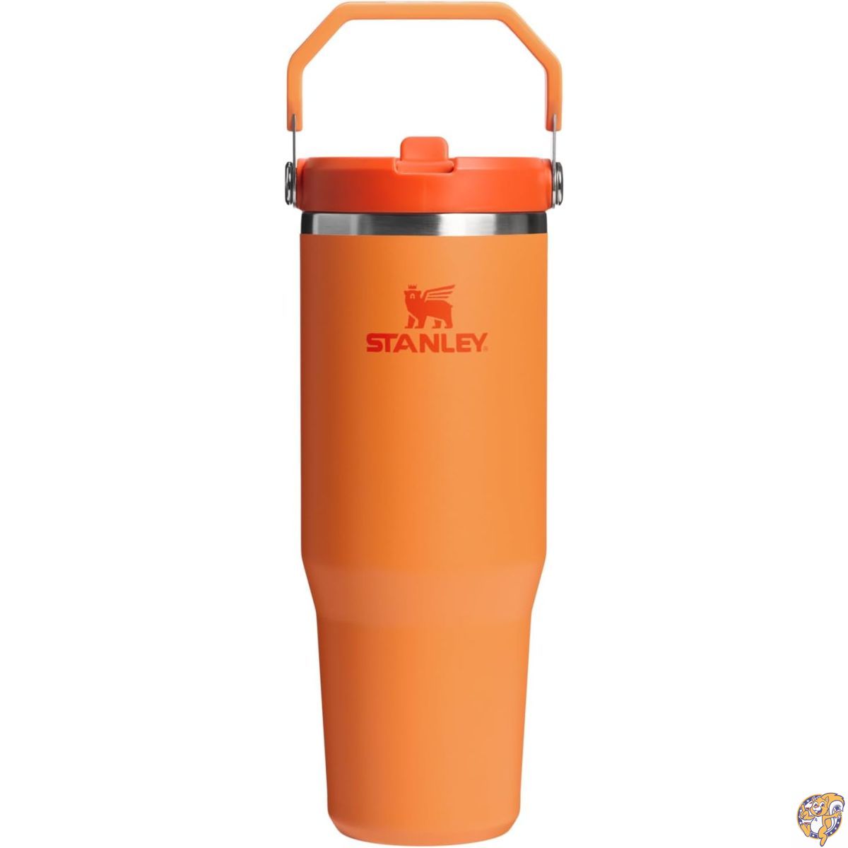 【クーポン配信中】STANLEY（スタンレー）アイスフロー 2.0 フリップストロー タンブラー ハンドル付き 30oz (約887ml) | 漏れ防止 ストロー付き 水筒 真空断熱 ステンレスボトル BPAフリー ゴールデンロッドコーラル