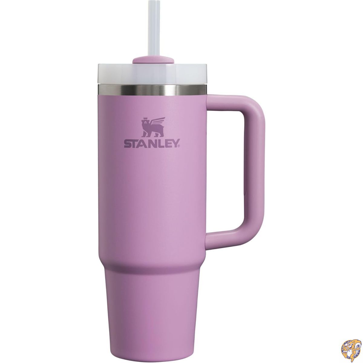 【クーポン配信中】STANLEY（スタンレー） クエンチャー H2.0 真空スリムクエンチャー ハンドル・ストロー付き 30オンス（約887ml） | Flowstate 3ポジション蓋 車のカップホルダー対応 保温・保冷 ステンレス製タンブラー BPAフリー ライラック｜パームスアメリカ