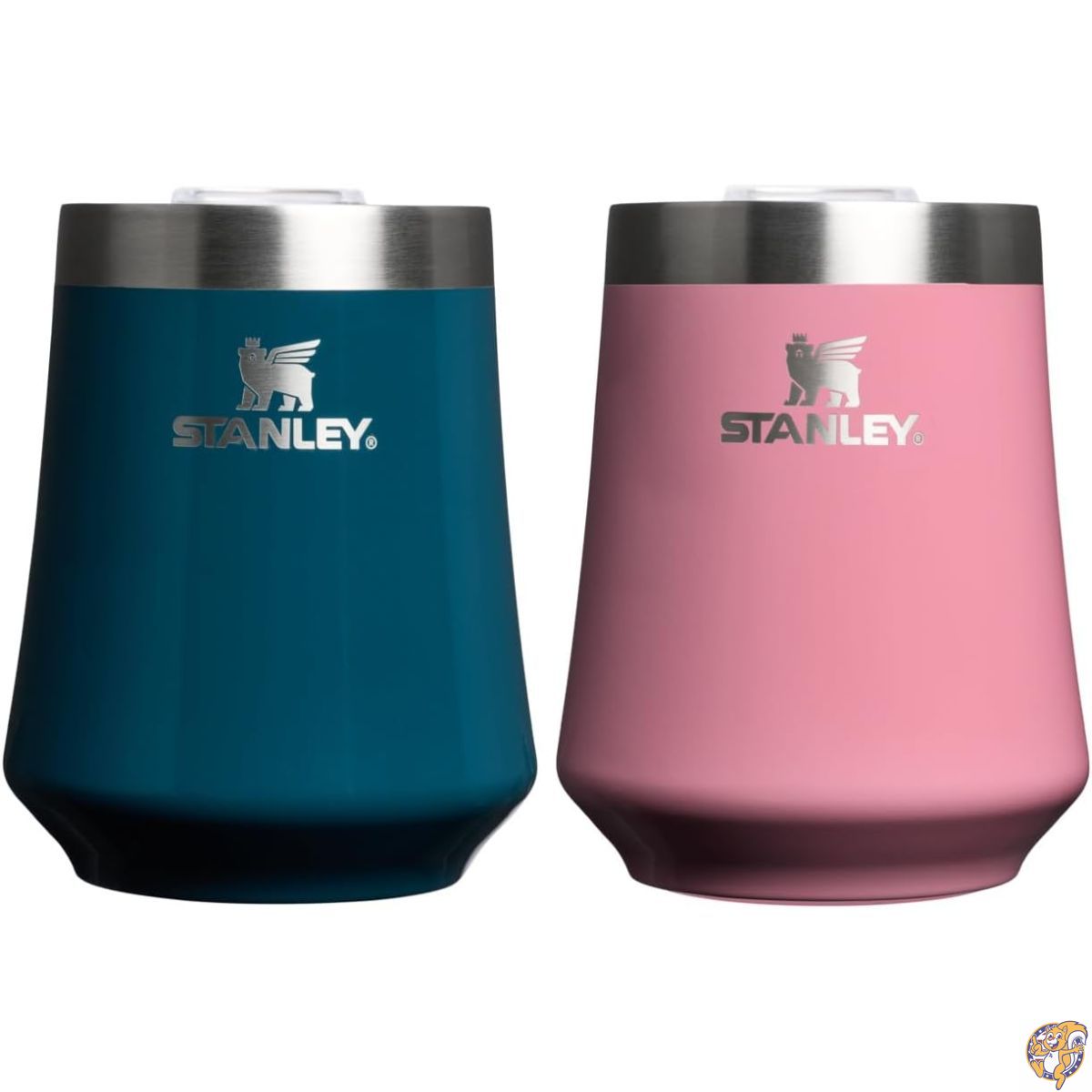 STANLEY(スタンレー)リザーブ ワインチュブラ ギフトセット | 11オンス(約325ml)2個セット 真空断熱 ステンレス タンブラー ワイン・カクテル用 長時間保冷 BPAフリー ポンデローザグロス&ポートグロス