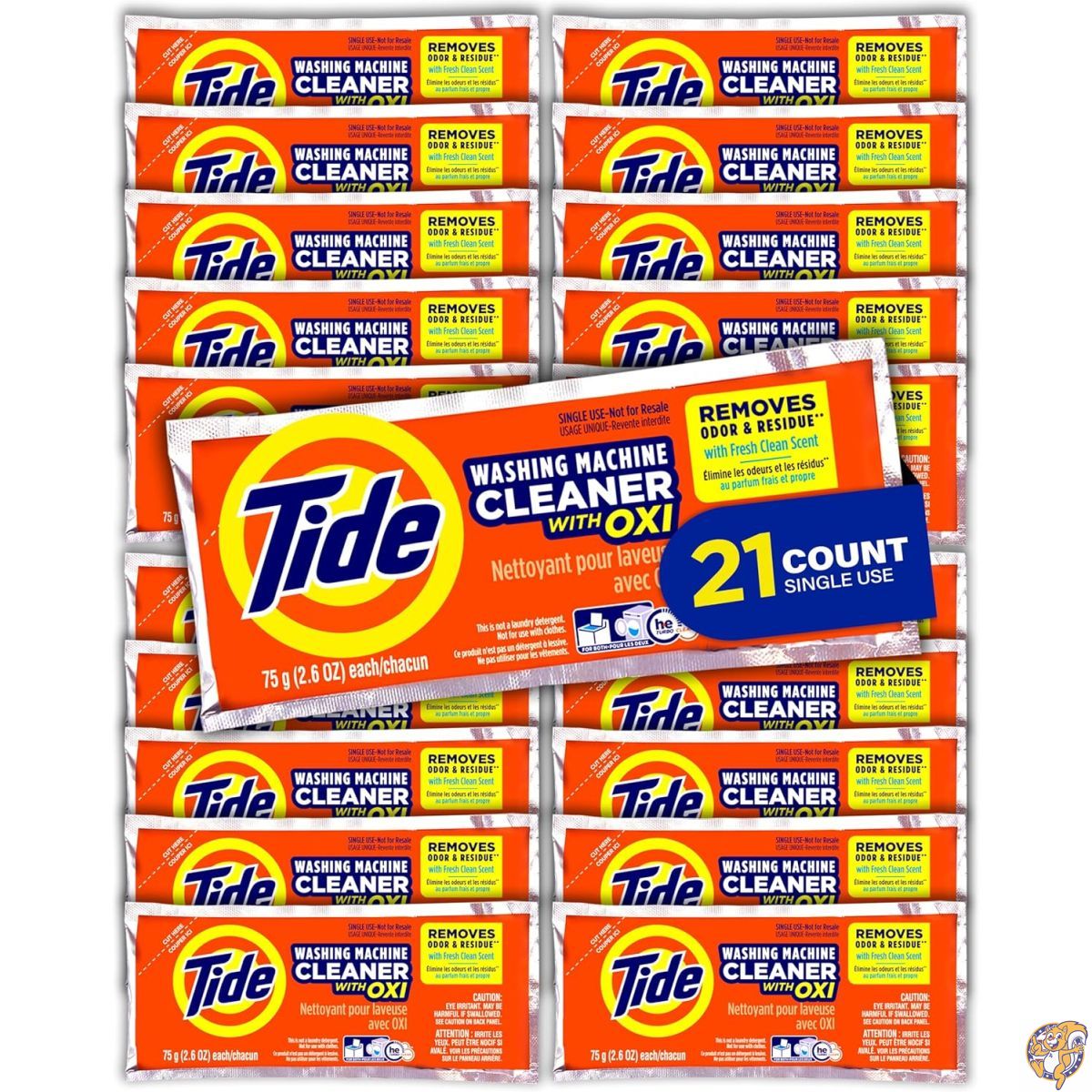 【クーポン配信中】Tide Washing Machine Cleaner (21 Count Total) by