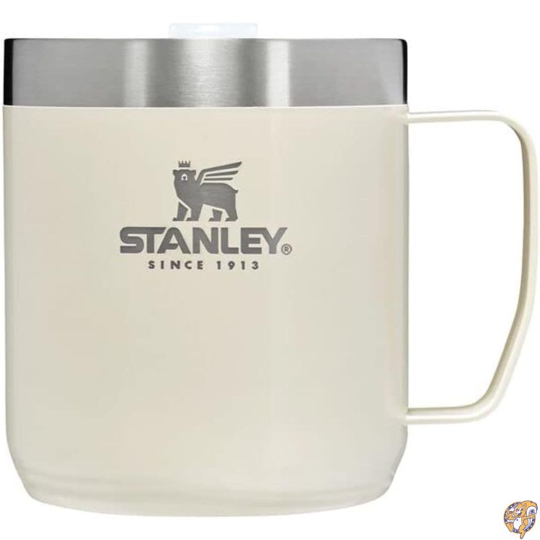 【クーポン配信中】Heywood STANLEY Taza cl&aacute;sica Legendary Camp, 12 onzas, Color Crema Brillante 7,799円