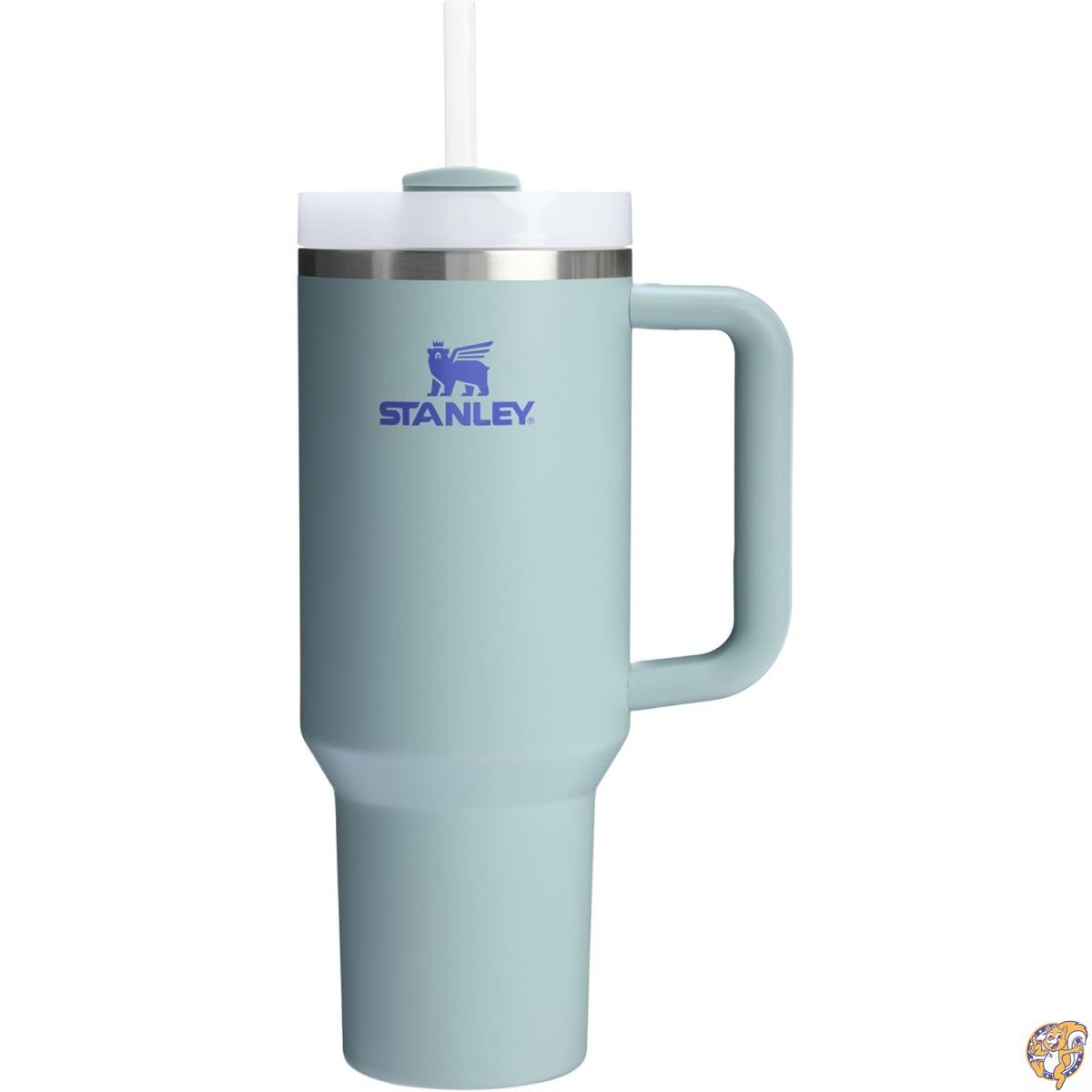 【ポイント2倍!15日】STANLEY（スタンレー） クエンチャー H2.0 真空スリムクエンチャー ハンドル・ストロー付き 40オンス（約1.18L） | Flowstate 3ポジション蓋 車のカップホルダー対応 断熱ステンレスカップ BPAフリー 限定カラー ブルーカクタス