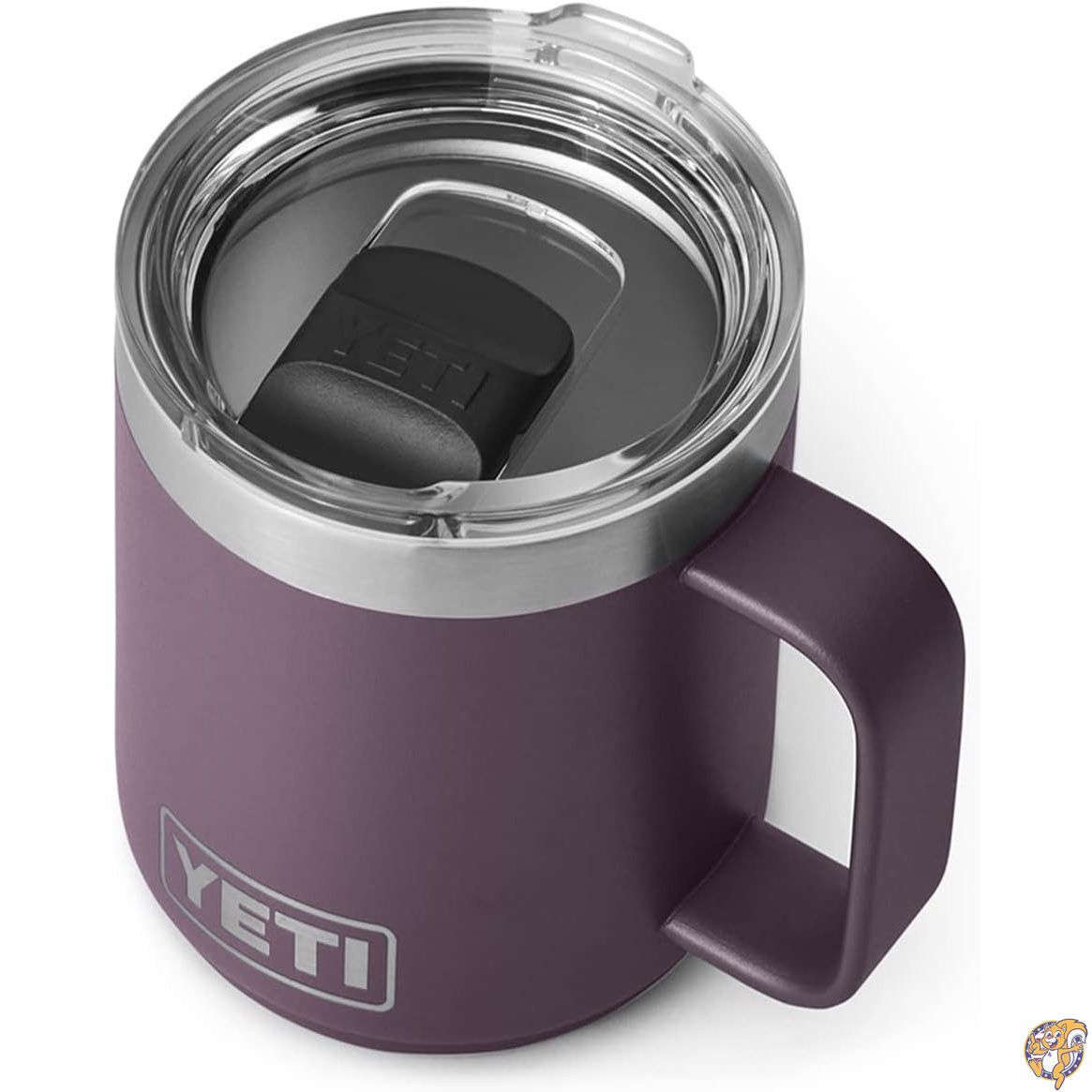 【クーポン配信中】YETI (イエティ) ランブラー 10オンス (約296ml) スタッカブルマグ 真空断熱 ステンレススチール マグスライダー蓋付き ノルディックパープル