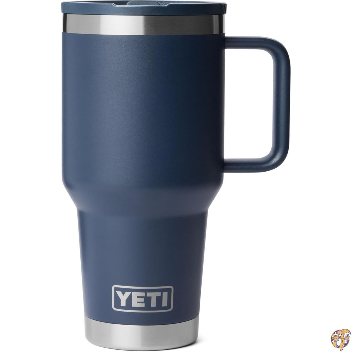 YETI（イエティ）Rambler 30 oz（約887ml）トラベルマグ フリップストロー蓋付き - ステンレススチール製 真空断熱 漏れ防止 カップホルダー対応