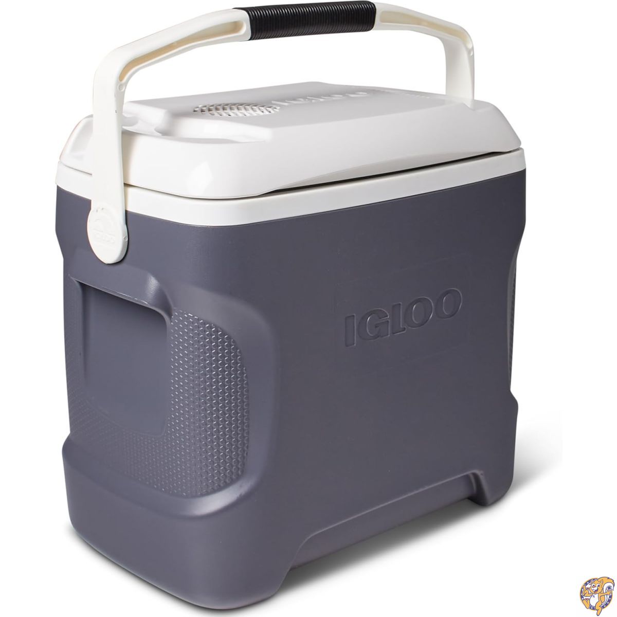 イグルー 氷の要らない熱電冷却器 (シルバー/ホワイト、26.5L (28クオート)) 【並行輸入品】