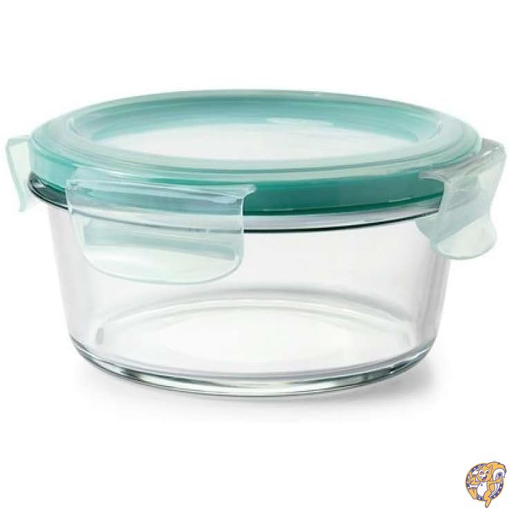 【クーポン配信中】OXO Good Grips（オクソー グッドグリップス）スマートシール ガラス保存容器 2カップ（約470ml）密閉 丸型