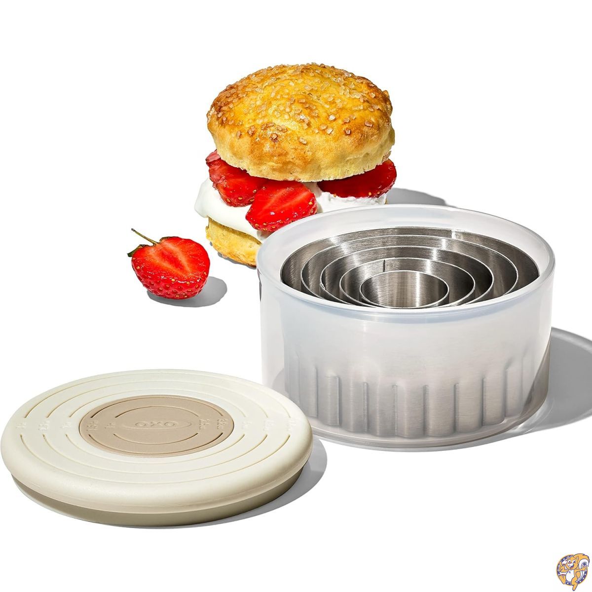 【クーポン配信中】OXO(オクソー)Good Grips リバーシブル クッキー&ビスケット抜き型 5個セット|パームスアメリカ
