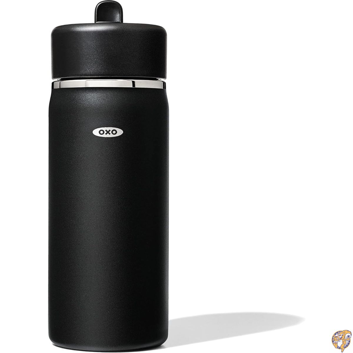 【クーポン配信中】OXO Strive（オクソー ストライブ）16oz（約475ml） ワイドマウス ウォーターボトル ストローリッド付き - オニキス