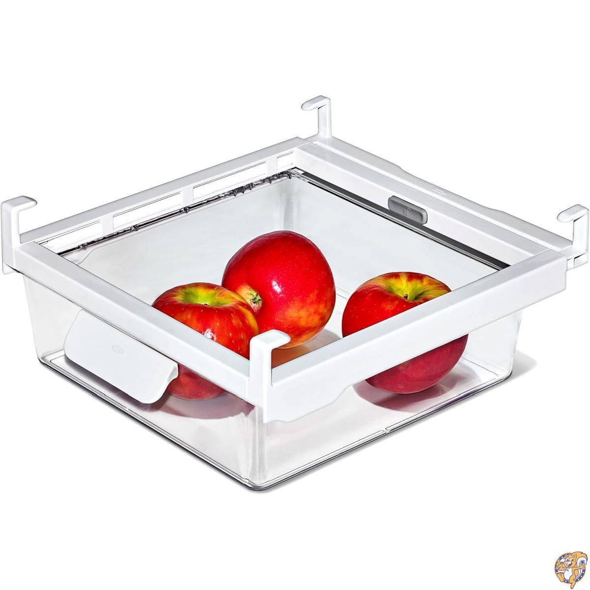 OXO Good Grips 冷蔵庫用 アンダーシェルフ 引き出し 10インチ（約25cm） - ハム・チーズ・野菜の整理に最適