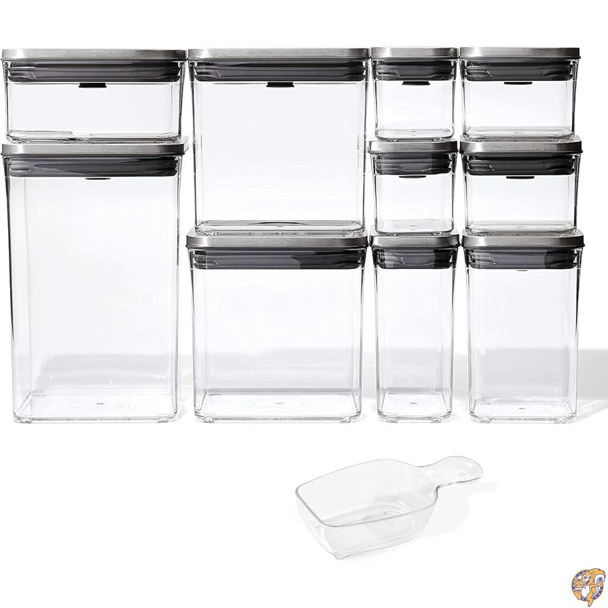 OXO（オクソー）SteeL 12ピース ポップコンテナ セット
