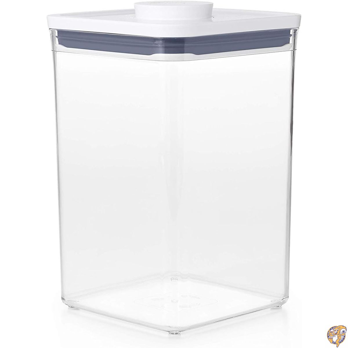OXO（オクソー）グッドグリップス POPコンテナ 4.4クォート（約4.2L） スクエア 密閉フード保存容器 4個セット 小麦粉などの保存に最適