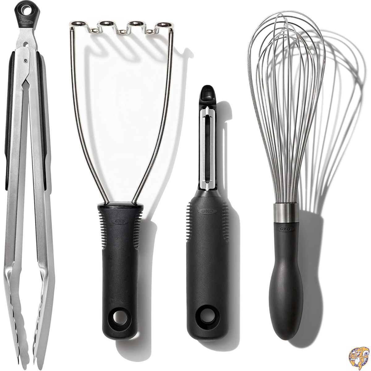 【クーポン配信中】OXO Good Grips（オクソー）ステンレス製 キッチンツール 4点セット（エッセンシャル ツール＆ガジェット） 8,803円