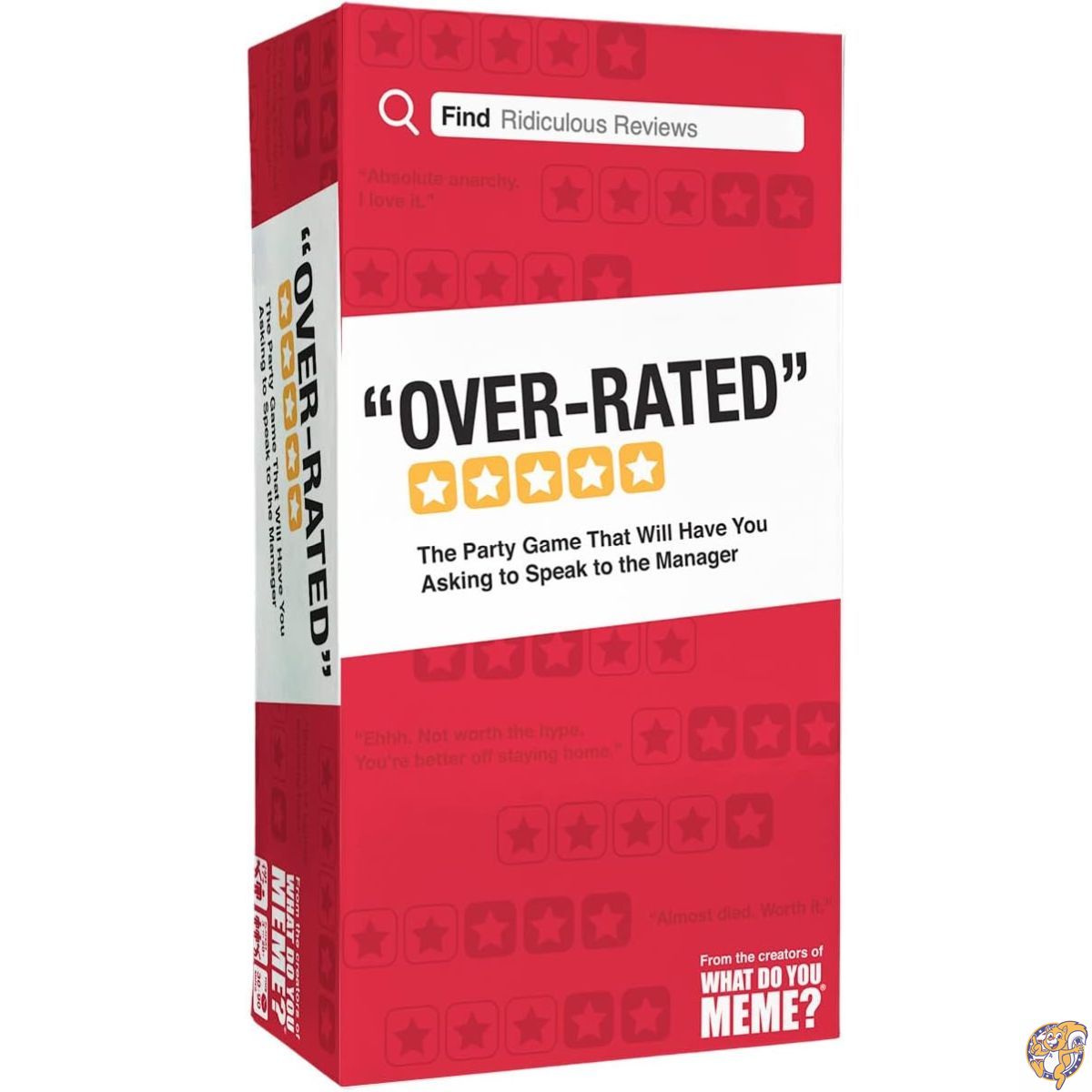 WHAT DO YOU MEME? Over-Rated - The Game of Ridiculous Reviews Adult Party Games for Social Gatherings