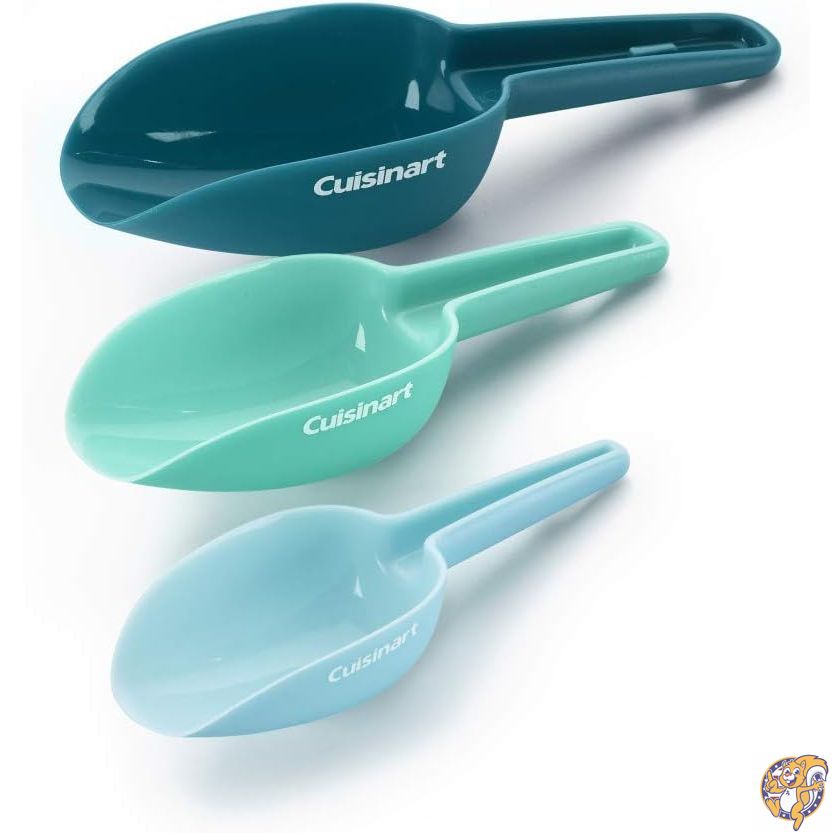 【ポイント2倍!15日】Cuisinart CTG-00-S3SB 多目的スクープ 3個セット フリーサイズ マルチカラー