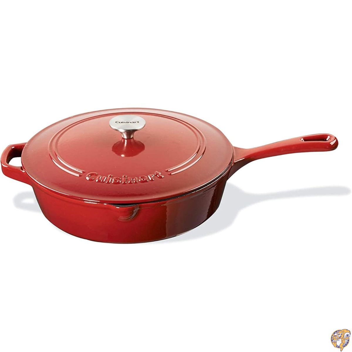 【クーポン配信中】Cuisinart Cast Iron Chicken Fryer, Teal, 12\