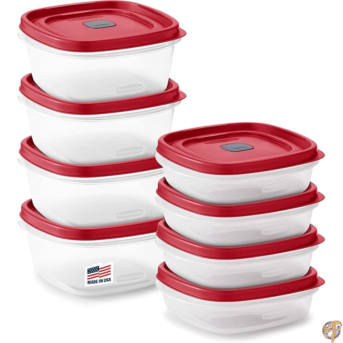 【クーポン配信中】Rubbermaid (ラバーメイド) 2108392 イージーファインド 食品保存容器 蒸気弁付き｜パームスアメリカ