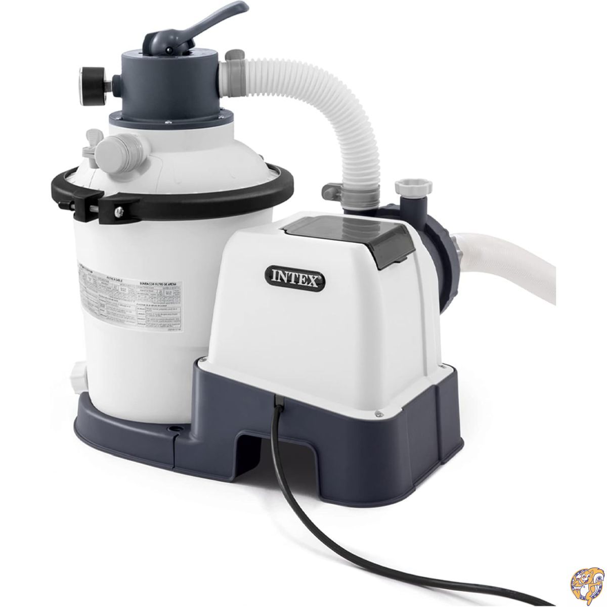 【クーポン配信中】Intex SX925 地上プール用クリスタルクリアサンドフィルターポンプ:925 GPHポンプ流量 - 循環とろ過の改善 取り付け簡単 水の透明度が向上 お手入れが簡単