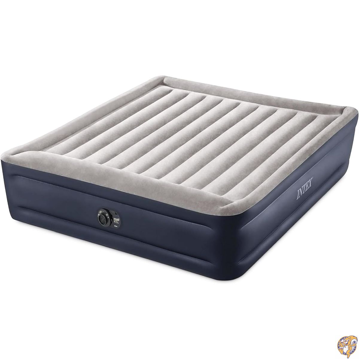 【クーポン配信中】Intex 64137ST Dura Beam Deluxe Raised Pillow Inflatable Blow Up Portable Firm Mattress Air Bed with Built In Internal Pump, King 18,276円