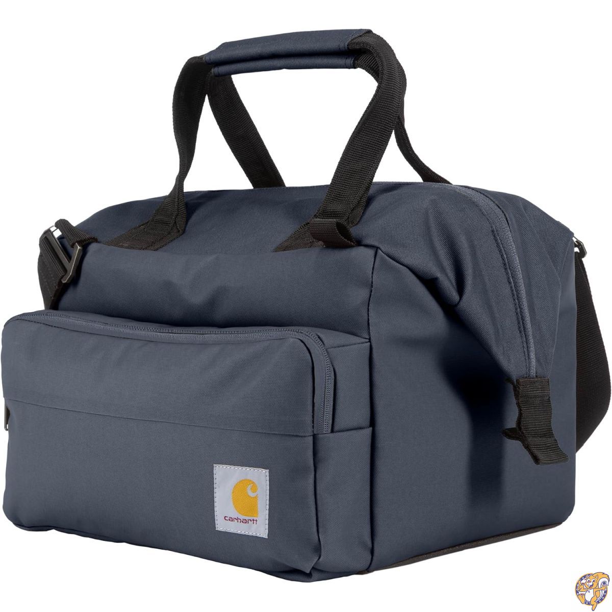 【クーポン配信中】Carhartt 厚手フォーム完全断熱コールドフロントクーラー、耐久性のある防水素材、フロントジッパーポケット付き