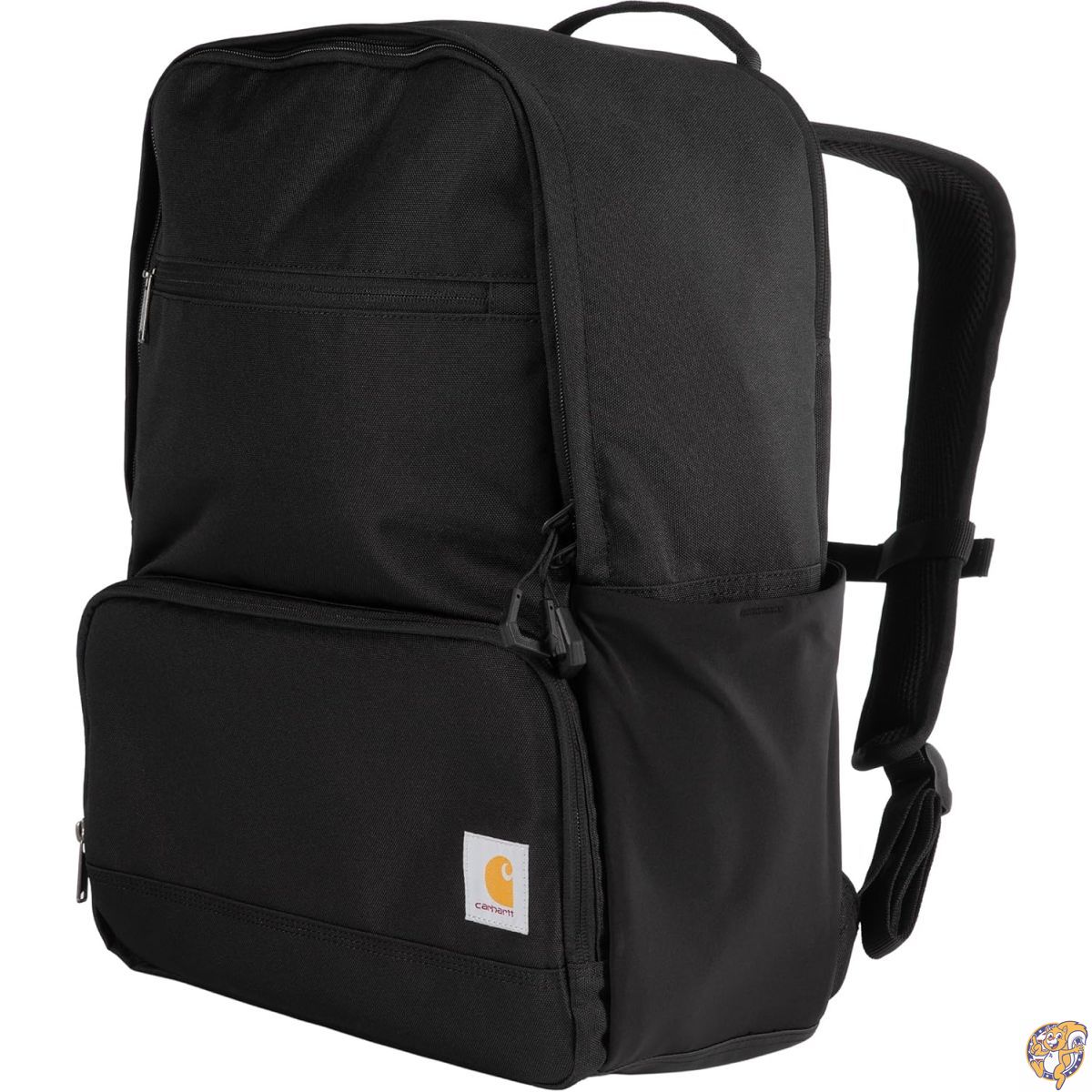 【クーポン配信中】Carhartt 断熱2コンパートメントクーラー 丈夫な撥水素材 フロントジッパーポケット付き キャンプ ビーチ 旅行用 クーラーバックパック ブラック