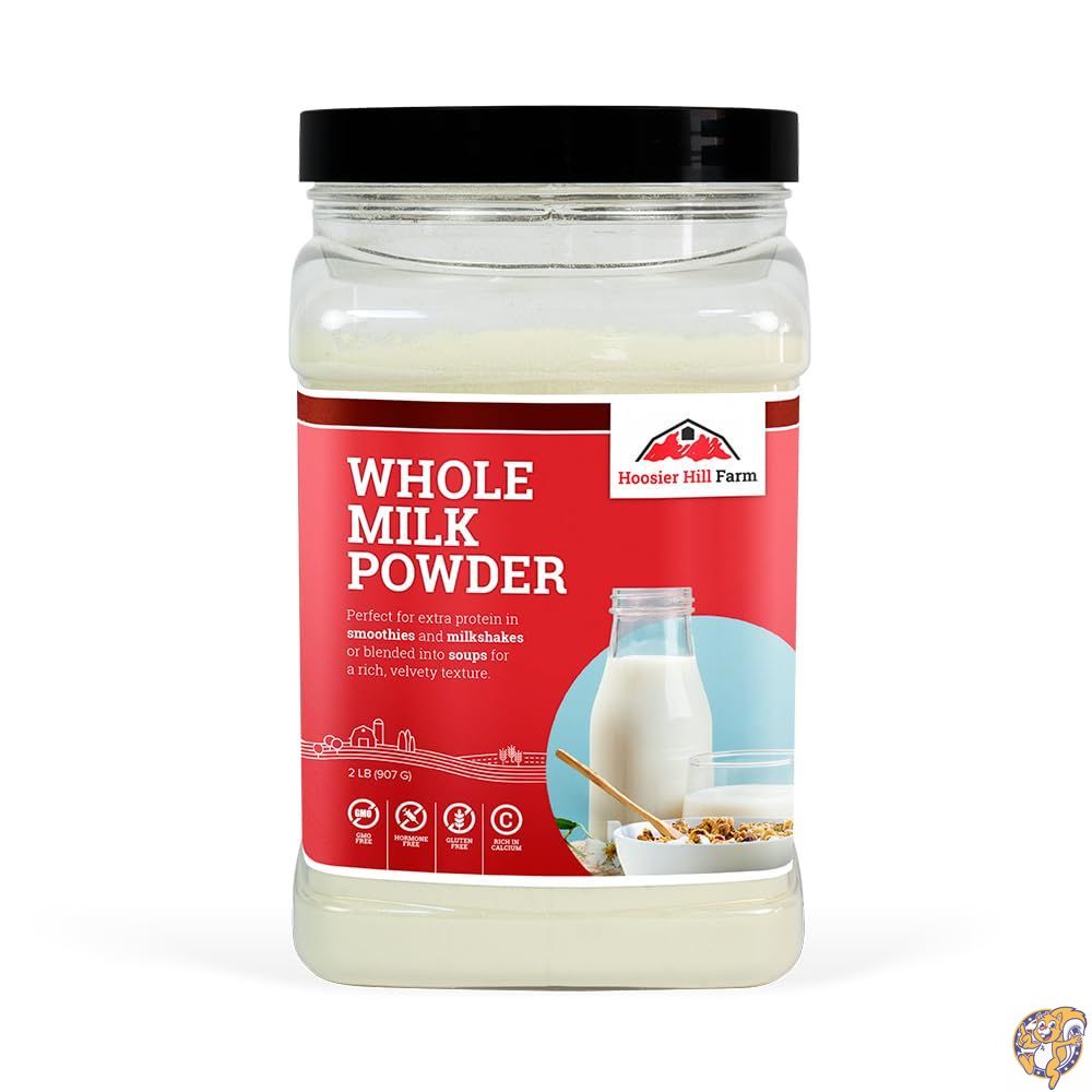 Hoosier Hill Farm 全脂粉乳 (Whole Milk Powder) 907g (2ポンド)