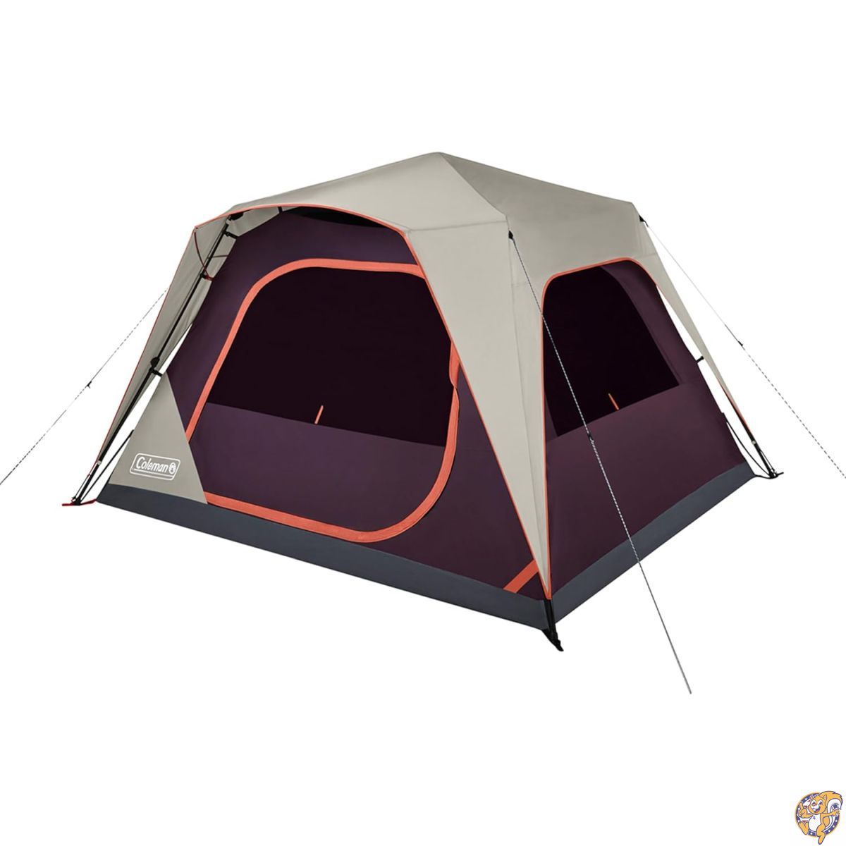 【クーポン配信中】Coleman(コールマン) Skylodge インスタントテント レインフライ付き 4/6/8人用 ファミリーテント 数分で設置 付属のポールとキャリーバッグ付き|パームスアメリカ