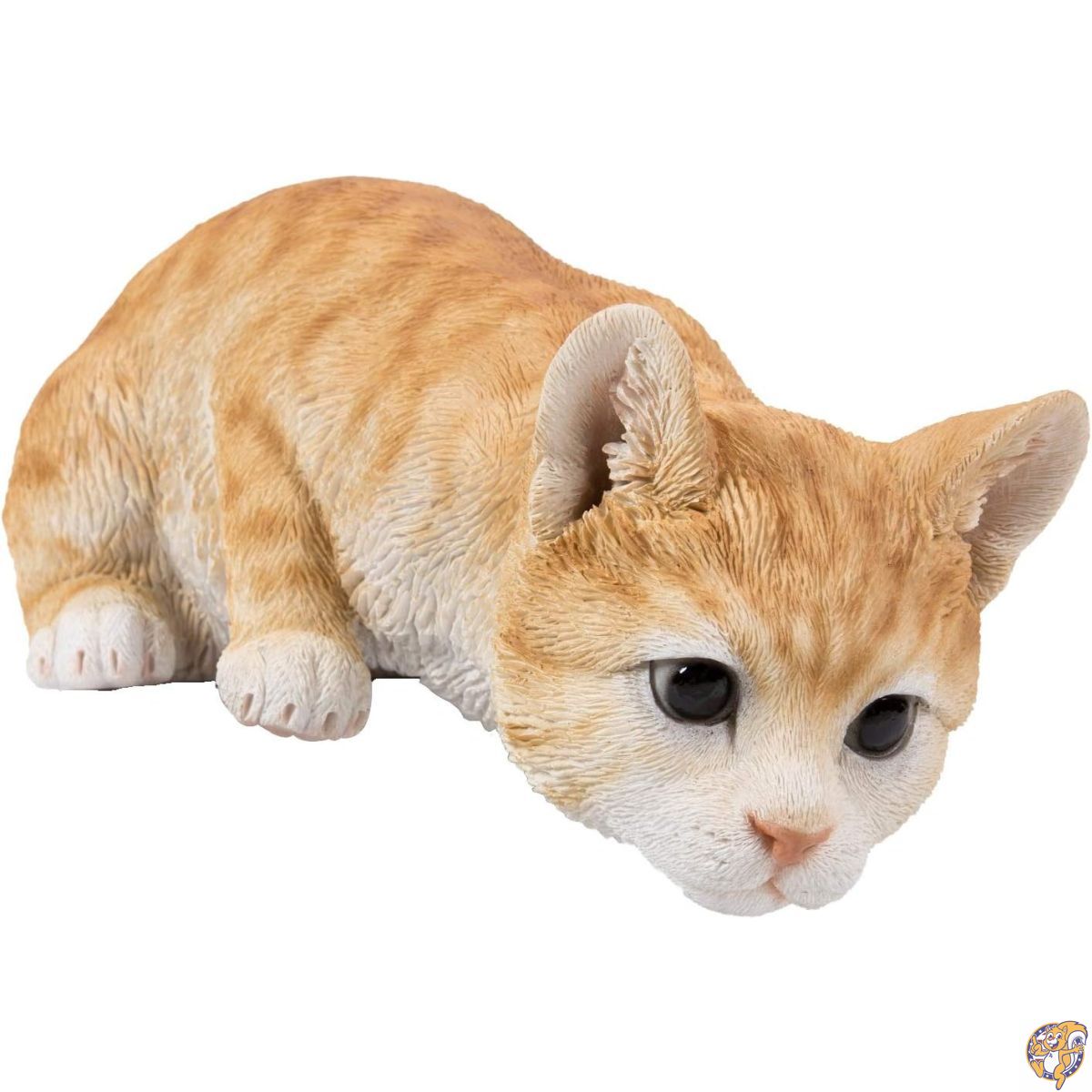 【クーポン配信中】Hi-Line Gift 87757-M 猫がレッジを見渡すオレンジタビー|パームスアメリカ