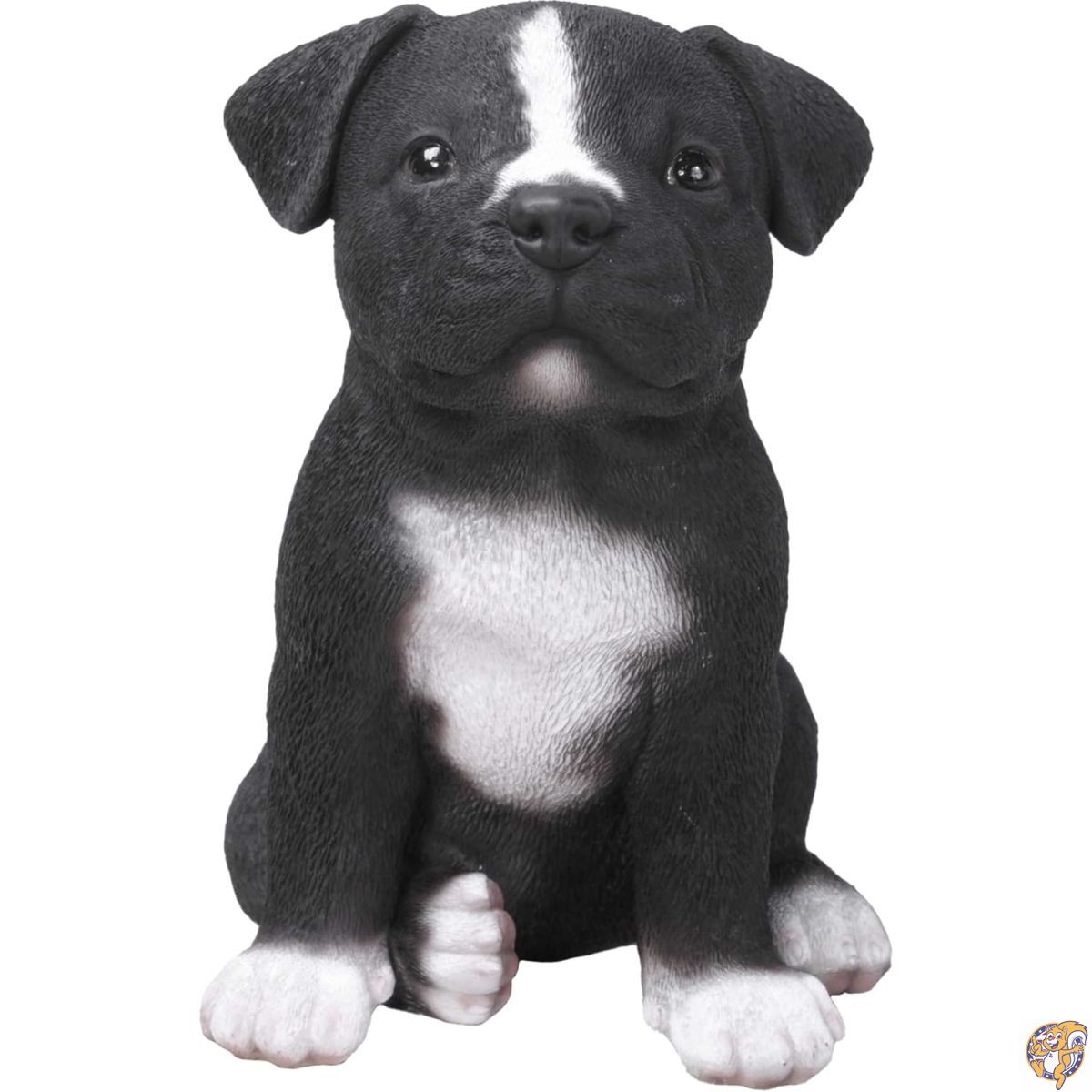 【クーポン配信中】Hi-Line Gift Ltd Sitting Staffordshire Pitbull Puppy Statue｜パームスアメリカ