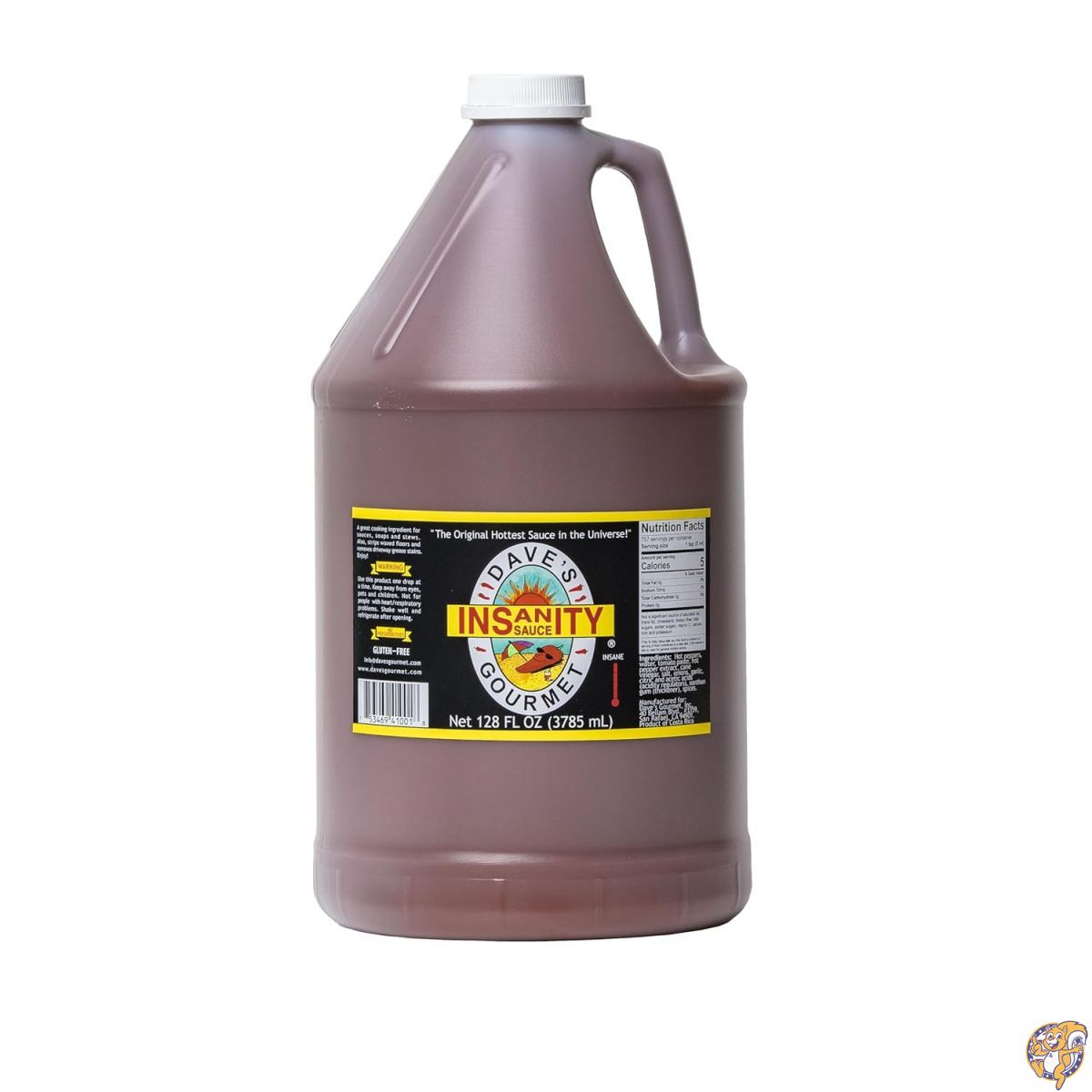 【20日最大4000円クーポン】Dave's Gourmet Original Insanity Hot Sauce (デイブズグルメ オリジナル インサニティ ホットソース) - 人気番組「Hot Ones」シーズン1登場 1ガロン（約3.78L）｜パームスアメリカ