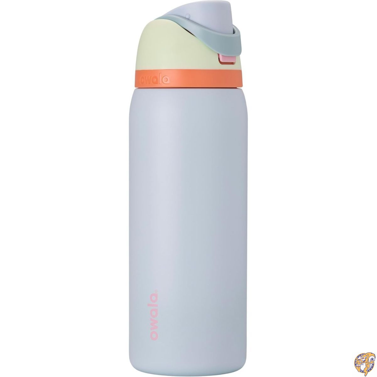 【クーポン配信中】Owala FreeSip 保冷ステンレスボトル ストロー付き（32オンス/約946ml）- スポーツ・旅行・通学用 BPAフリー、Beach Houseカラー