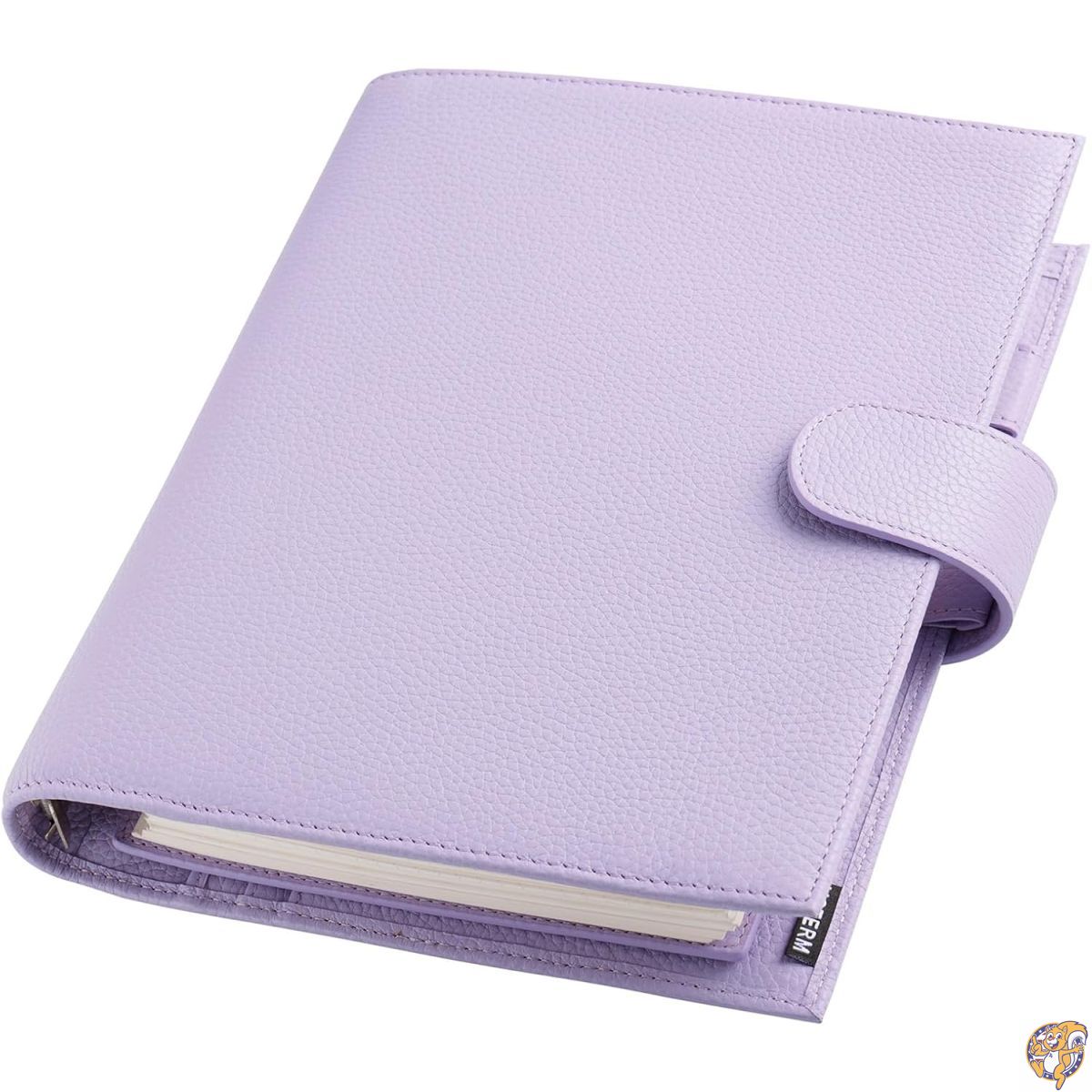 【クーポン配信中】Moterm A5 Luxe Ring Planner - 本革バインダーオーガナイザー(30mmリング、ペブルドラベンダー)｜パームスアメリカ