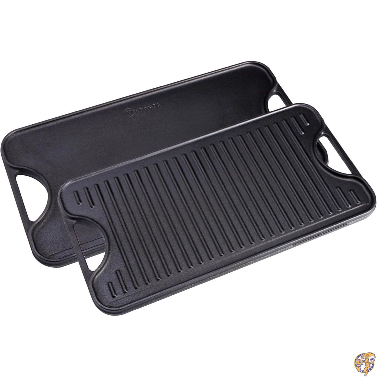 【20日最大4000円クーポン】Victoria ビクトリア 両面グリドル 47×25cm GDL-194 鋳鉄 Griddle シーズニング済 コロンビア 正規品 オーブン グリル BBQ 18.5×10 inch|パームスアメリカ