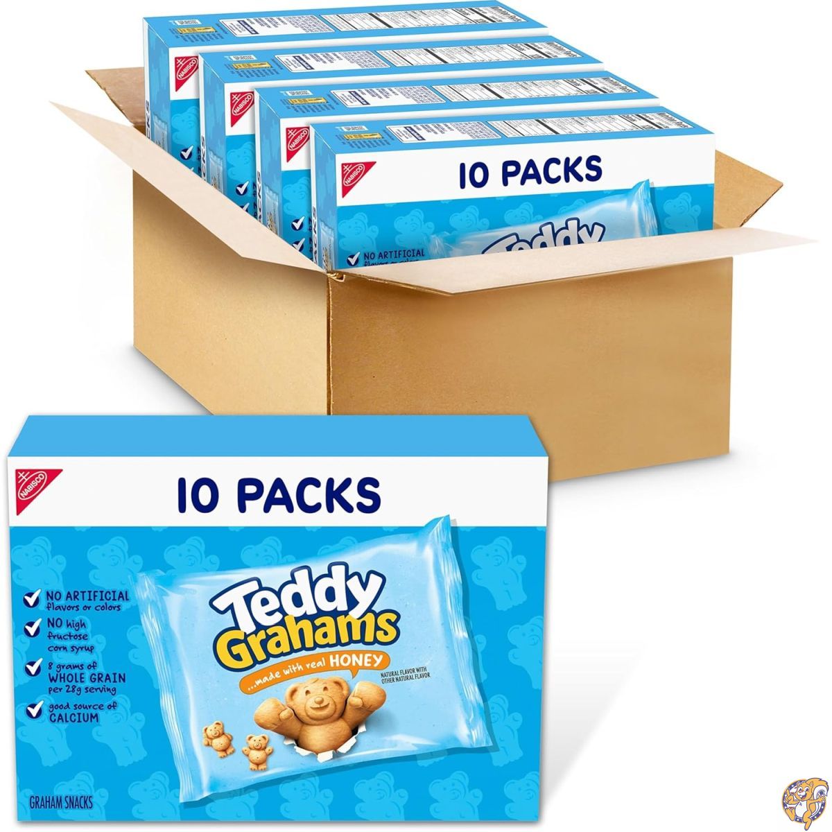 【クーポン配信中】TEDDY GRAHAMS ハニーグラハムスナック（1オンス小袋×10パック入り×4箱セット）