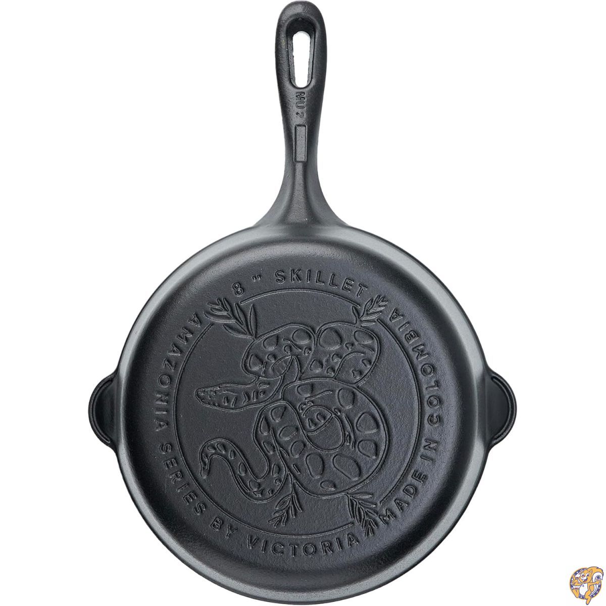 【クーポン配信中】Victoria Cookware 8インチ アマゾニア 鋳鉄製フライパン キャストデザイン コロンビア製 アナコンダ・スネーク｜パームスアメリカ