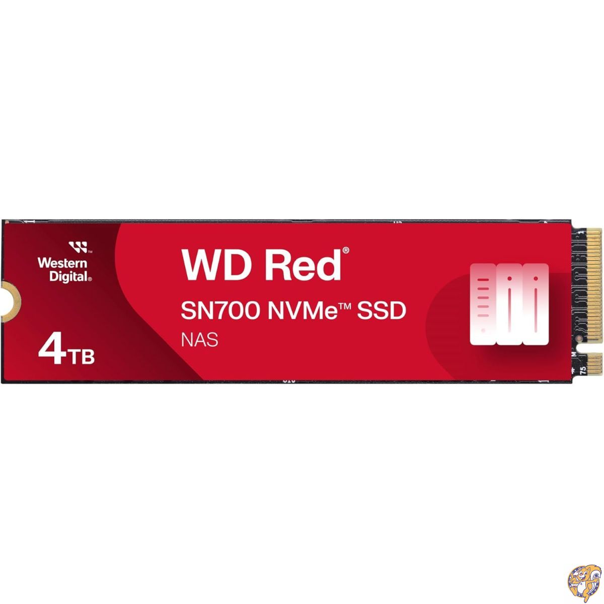 【クーポン配信中】WDS400T1R0C [WD Red SN700 NVMe SSD (4TB M.2(2280) PCIe Gen3 x4 5100TBW) ]｜パームスアメリカ