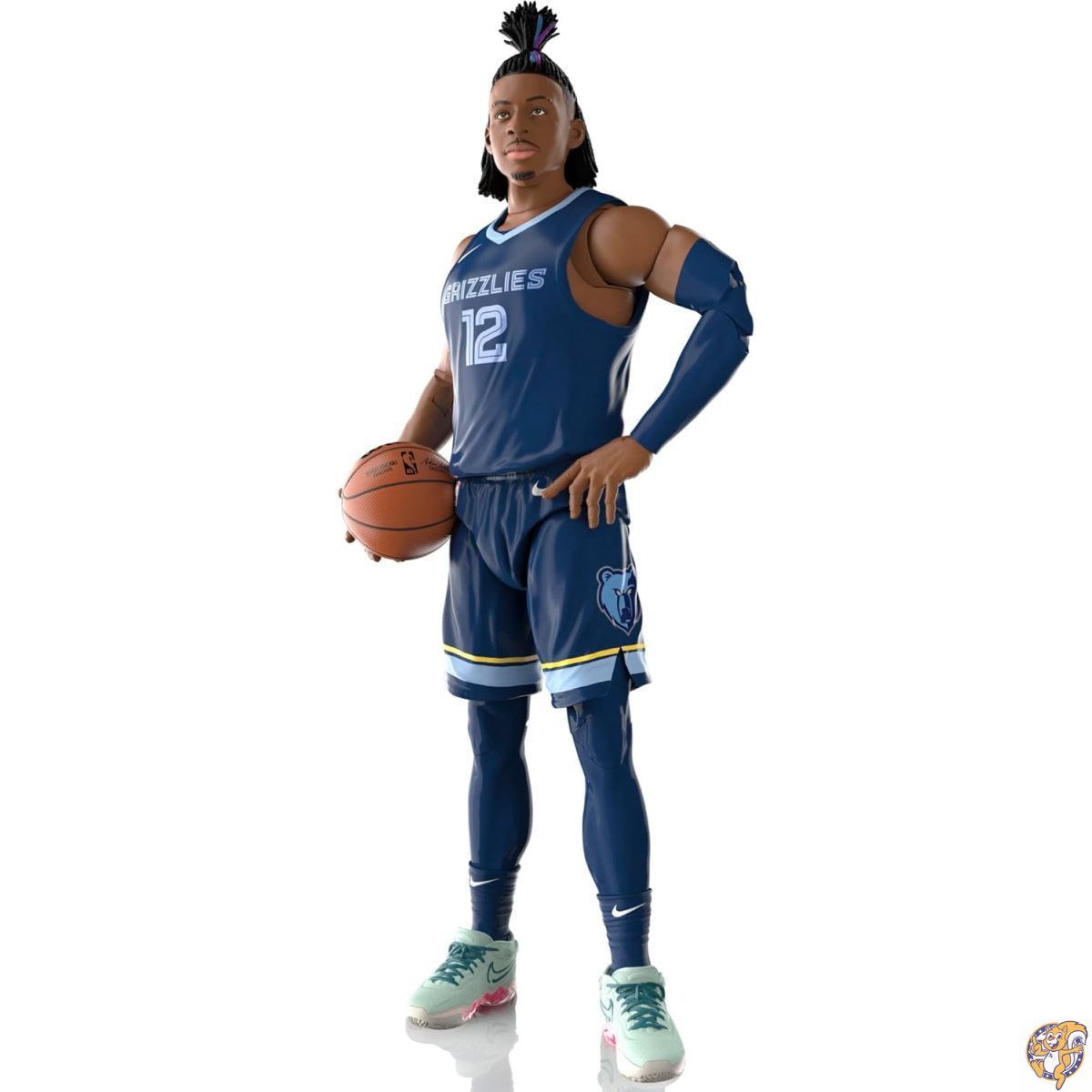 【クーポン配信中】ハズブロ(HASBRO) スターティング ラインアップ NBAシリーズ1 ジャ・モラント Ja Morant 6インチ(15cm)サイズ アクションフィギュア、限定パニーニスポーツトレーディングカード付き バスケットボール F8185 正規品｜パームスアメリカ