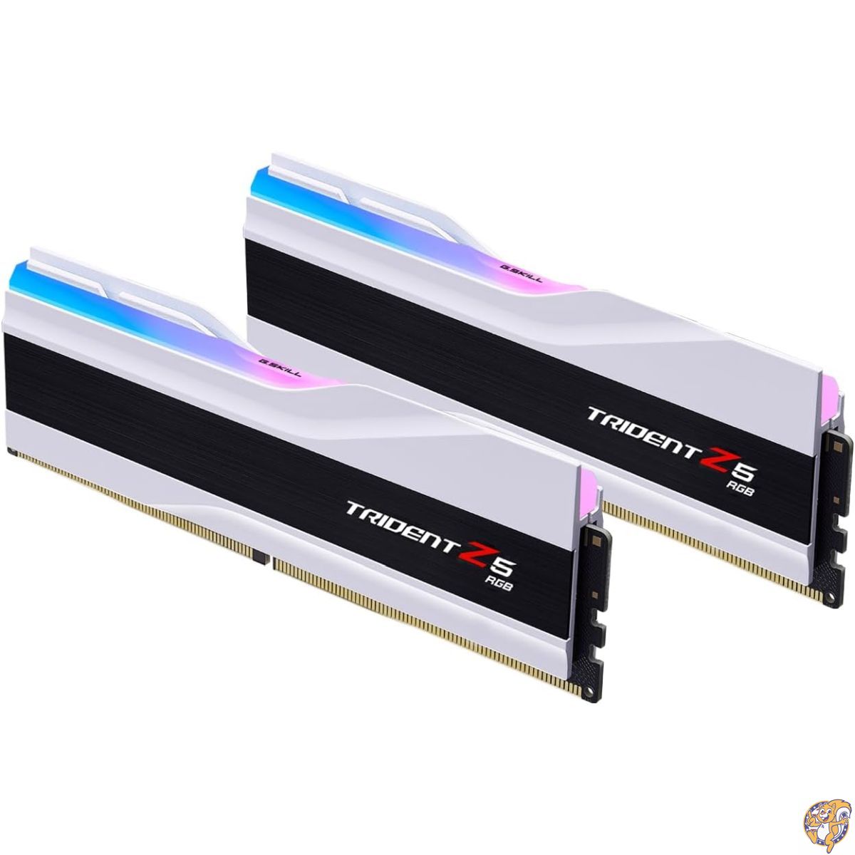 【クーポン配信中】G.SKILL Trident Z5 RGBシリーズ DDR5 RAM (Intel XMP 3.0) 48GB (2x24GB) 8000MT/s CL40-48-48-128 1.35V デスクトップコンピュータメモリ U-DIMM - マットホワイト (F5-8000J4048F24GX2-TZ5RW)|パームスアメリカ