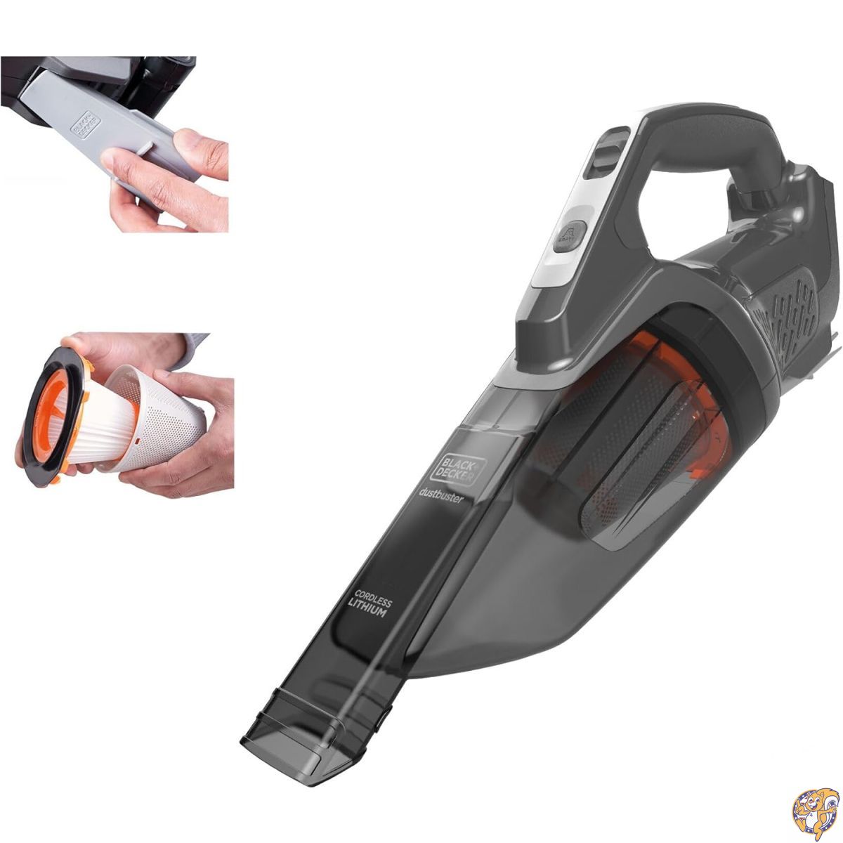 【クーポン配信中】BLACK+DECKER 20V MAX POWERCONNECT ハンドヘルド掃除機 コードレス バッテリーは付属しません 裸工具のみ (BCHV001B)｜パームスアメリカ
